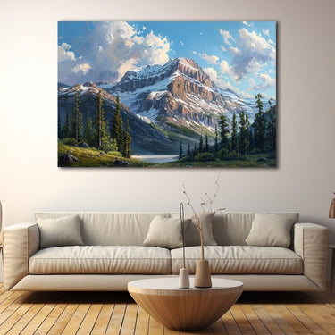 Mountain and Forest Painting